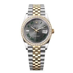 RLX Datejust 36mm 126283 Wimbledon Slate Dial Jubilee Bracelet Watch