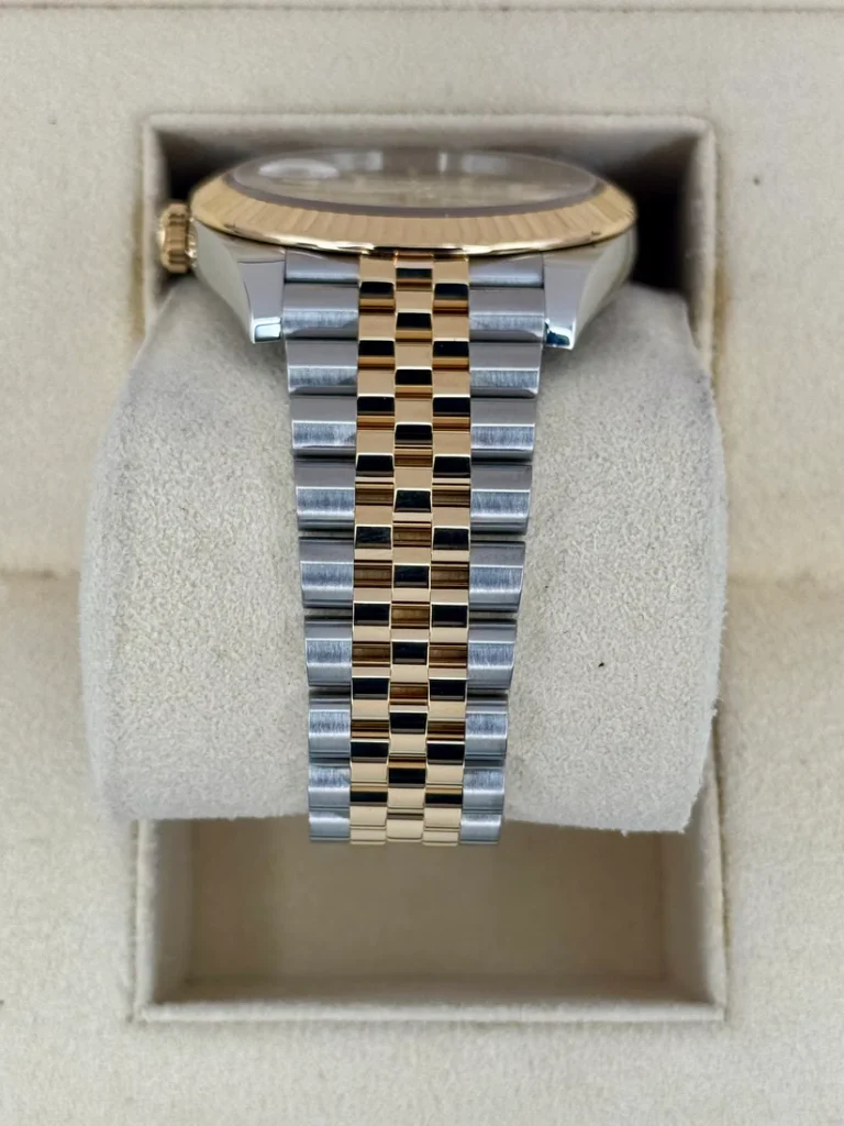 RLX Datejust 41mm Swiss Replica Watch | Two Tone Jubilee Bracele Champagne Fluted Dial Ref 126333