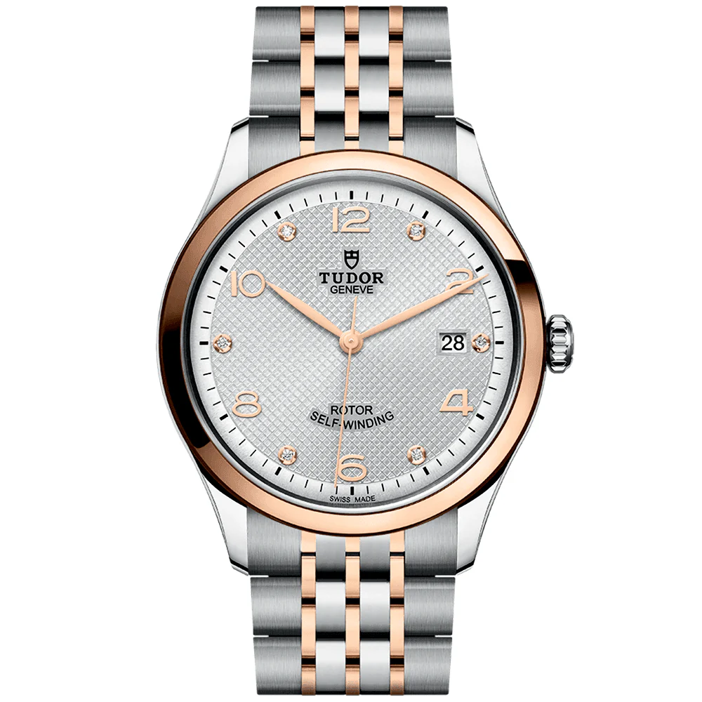 TUDOR 1926 39mm Two-Tone Silver Diamond Dial Men's Automatic Bracelet Watch M91551-0002