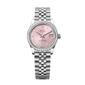 RLX Datejust m278384RBR-0027/0028 Pink 31mm Dial Oyster Watch