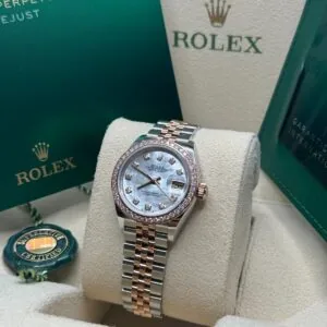 RLX Lady-Datejust 31mm 279381RBR Mother-of-Pearl Diamond Dial Oyster Bracelet