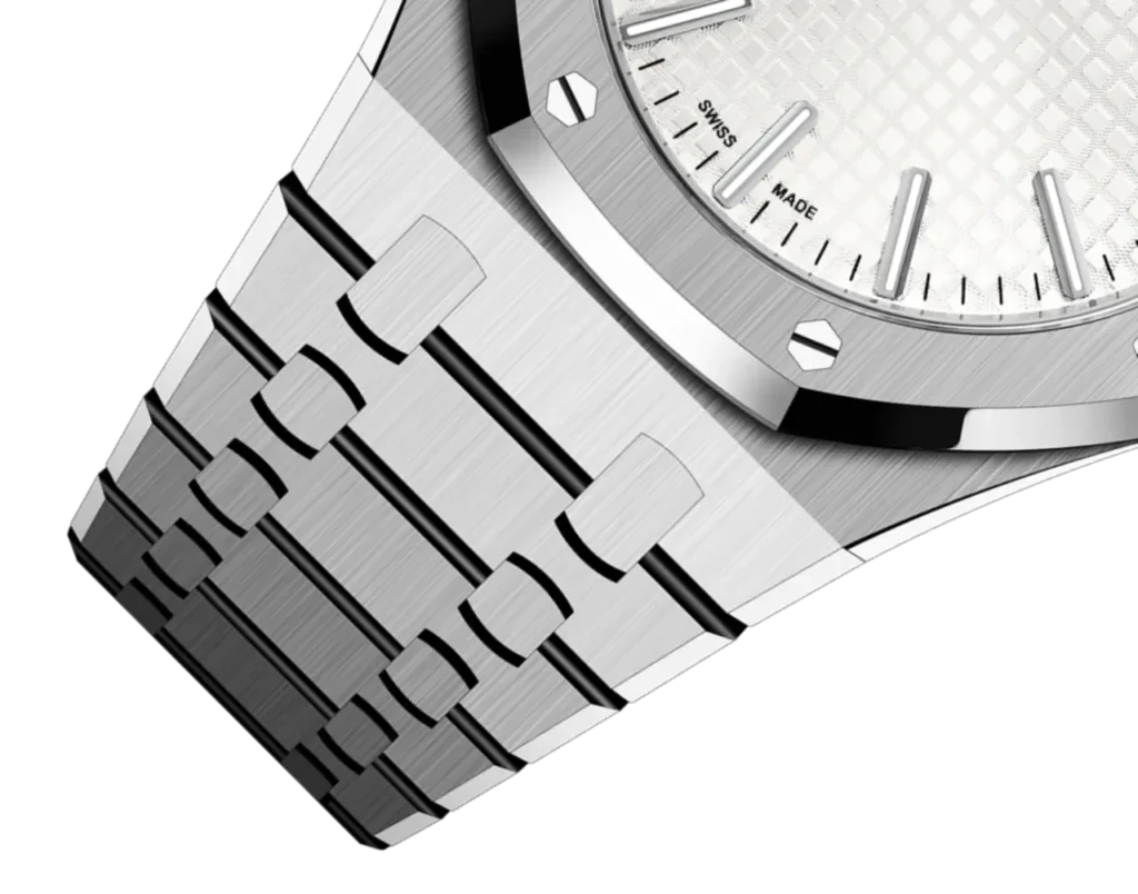 A&P ROYAL OAK Silver-Toned Dial 41mm