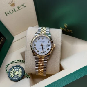 RLX Datejust m278343-0001/0002 White Dial Yellow Rolesor Oyster Watch