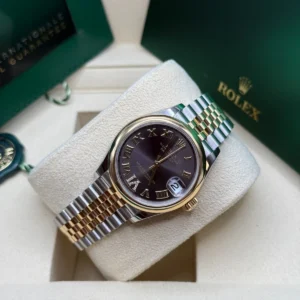 RLX Datejust m278243-0013/0014 31mm Dark Grey Dial Yellow Rolesor Oyster Watch