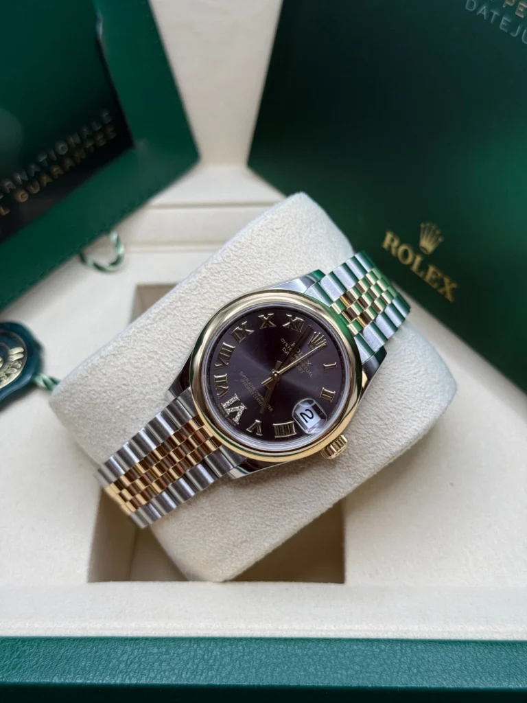 RLX Datejust m278243-0013/0014 31mm Dark Grey Dial Yellow Rolesor Oyster Watch