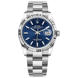 RLX Datejust 36mm 126234 Blue Fluted Motif Dial Jubilee Bracelet