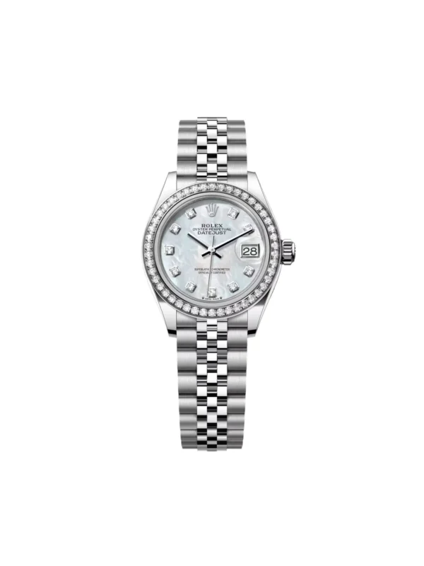 RLX Lady-Datejust 31mm 279384RBR White Mother-of-Pearl Dial Oyster Bracelet