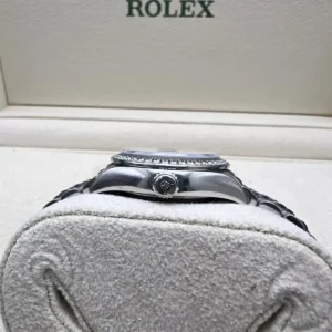 RLX Lady-Datejust 31mm 279384RBR Silver Diamond Dial & Diamond Bezel, Stainless Steel Jubilee Bracelet Women's Watch