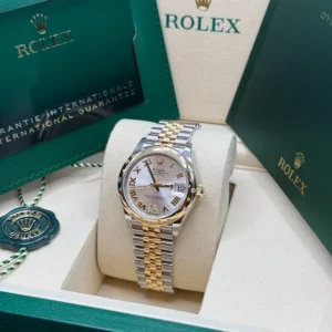 RLX Datejust m278343-0003/0004 Silver Dial Yellow Rolesor Oyster Watch