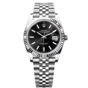 RLX Datejust Black Index Jubilee 41mm Stainless Steel - 126334