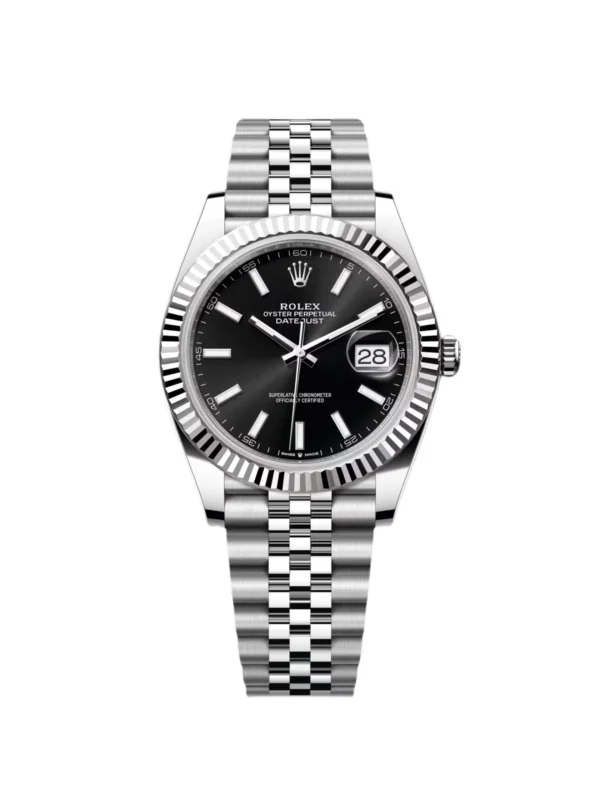 RLX Datejust Black Index Jubilee 41mm Stainless Steel - 126334