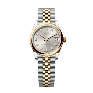 RLX Datejust m278243-0019/0020 31mm Silver Dial Yellow Rolesor Oyster Watch
