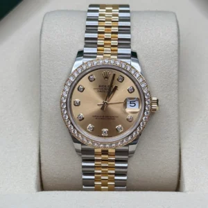 RLX Datejust m278383-0025/0026 31mm Champagne Dial Oyster Bracelet