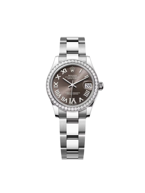 RLX Datejust m278384RBR-0031/0032 Dark Grey 31mm Dial Oyster Watch