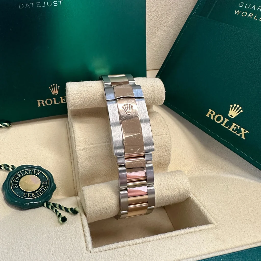 RLX Datejust 36mm 126231 Silver Palm Motif Dial Oyster Bracelet