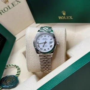 RLX Lady-Datejust 31mm 279174 White Roman Dial Oyster Bracelet