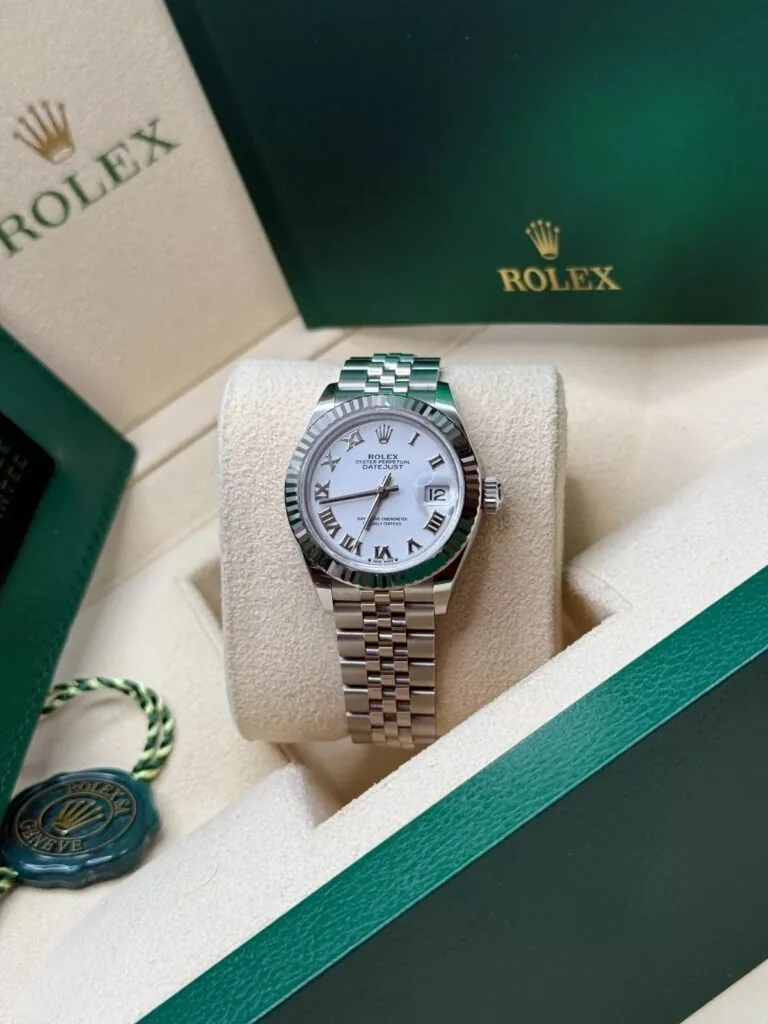 RLX Lady-Datejust 31mm 279174 White Roman Dial Oyster Bracelet