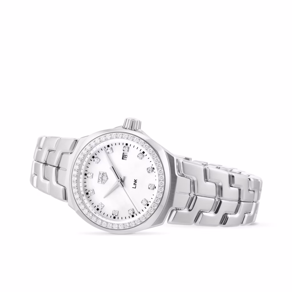 TAG Heuer Link Date Diamond Bezel Ladies Watch 32mm WBC1316.BA0600