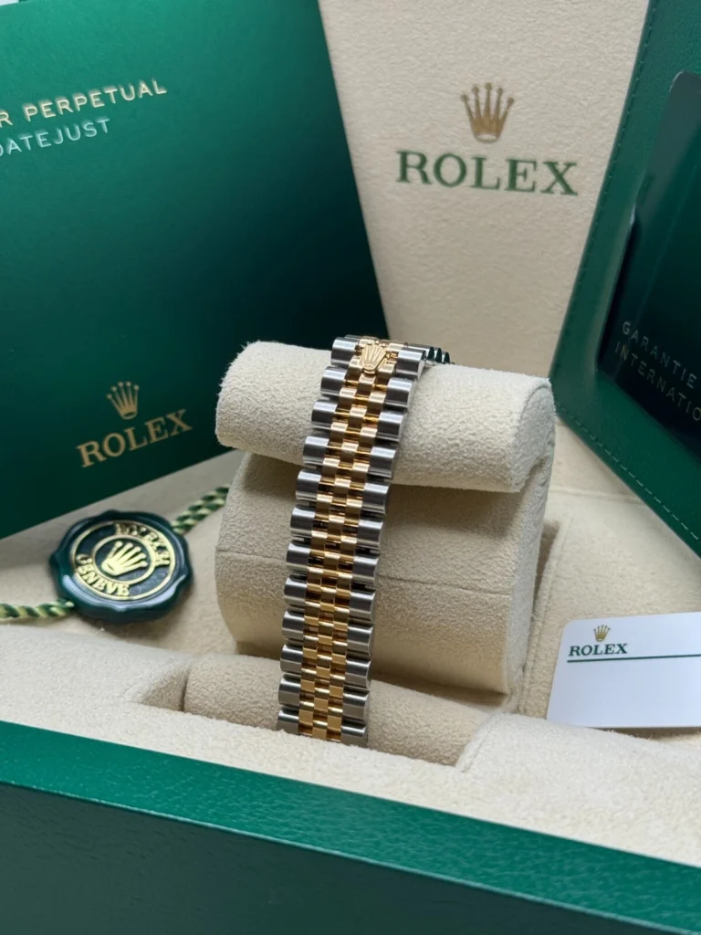 RLX Datejust m278243-0013/0014 31mm Champagne Dial Yellow Rolesor Oyster Watch