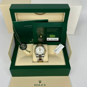 RLX Datejust 36mm 126203 White Dial Domed Bezel Jubilee Bracelet
