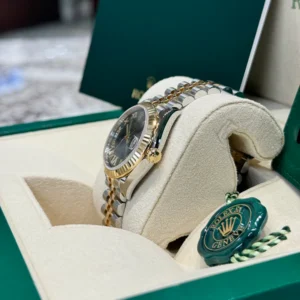 RLX Datejust m278273-0015/0016 31mm Olive Green Dial Stainless Steel and Yellow Gold Oyster Watch