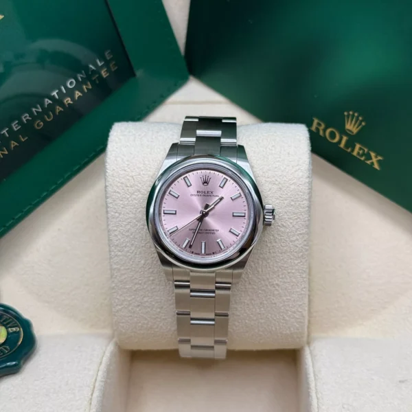 RLX Oyster Perpetual 31mm 276200-0009 Pink Dial Oyster Stainless Steel Bracelet