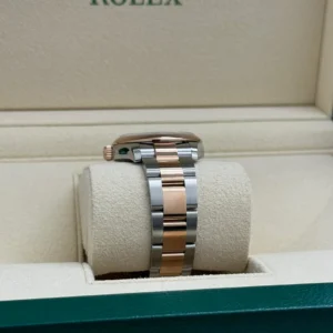RLX Datejust m278241-0031/0032 31mm Silver Floral Motif Dial Oyster Bracelet Watch