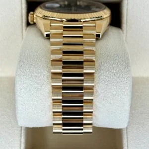 RLX Yellow Gold President Day Date 40mm Onyx Diamond Dial - 228238