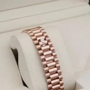 RLX Day-Date "President" 40mm Everose Gold Chocolate Index Dial - 228235