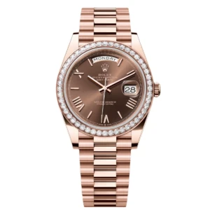RLX Day-Date 40mm Chocolate Roman Dial 228345rbr-0009