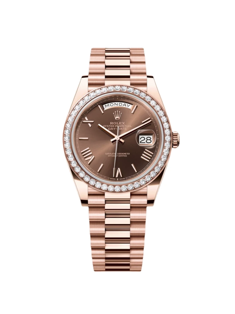 RLX Day-Date 40mm Chocolate Roman Dial 228345rbr-0009