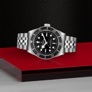 TUDOR Black Bay 41mm Black Dial & Bezel Men's Five-Link Bracelet Watch M7941A1A0NU-0003
