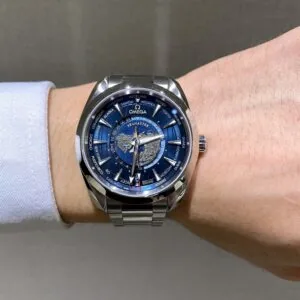 Omega AQUA TERRA 150M CO‐AXIAL MASTER CHRONOMETER GMT WORLDTIMER 43 MM