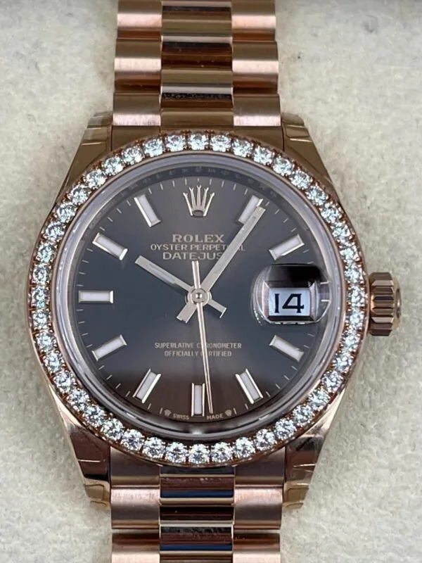 RLX Lady-Datejust 31mm 279135RBR Chocolate Dial Jubilee Bracelet