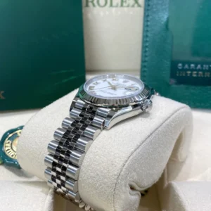 RLX Datejust m278274-0009/0010 White 31mm Dial Oyster Watch