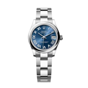 RLX Datejust m278240-0017/0018 31mm Blue Roman Domed Bezel Oyster Oystersteel