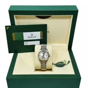 RLX Datejust m278274-0029/0030 Silver 31mm Dial Oyster Watch