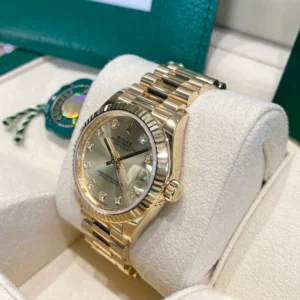 RLX Datejust m278278-0009 Champagne 31mm Dial President Bracelet Watch