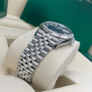 RLX Datejust 36mm 126234 Blue Fluted Motif Diamond Dial Jubilee Bracelet Watch