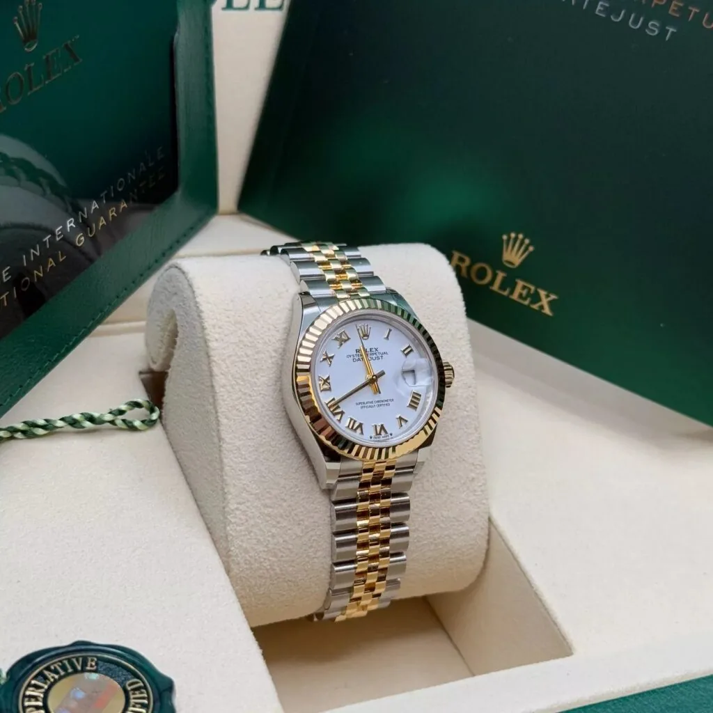 RLX Lady-Datejust 31mm 279173 White Roman Dial Oyster Bracele