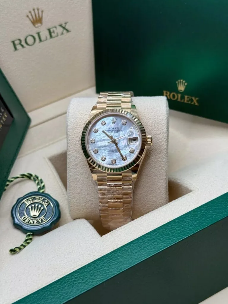 RLX Datejust m278278-0010 Mother-of-Pearl 31mm Dial President Bracelet Watch