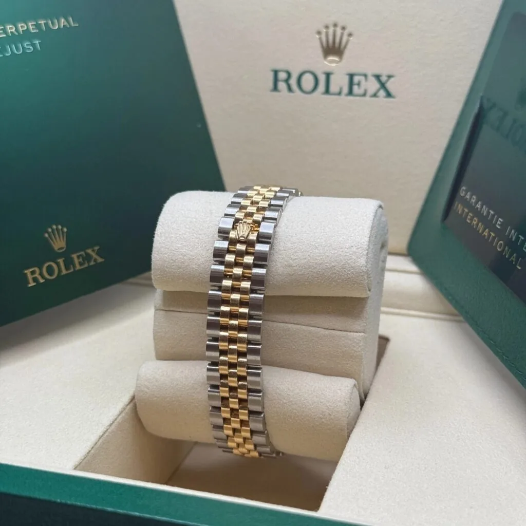 RLX Lady-Datejust 31mm 279173 Champagne Roman Dial Oyster Bracelet