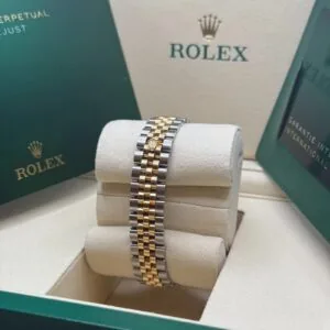 RLX Lady-Datejust 31mm 279173 Champagne Roman Dial Oyster Bracelet