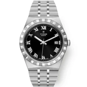 TUDOR Royal 38mm Black Roman Dial Automatic Bracelet Watch M28500-0003