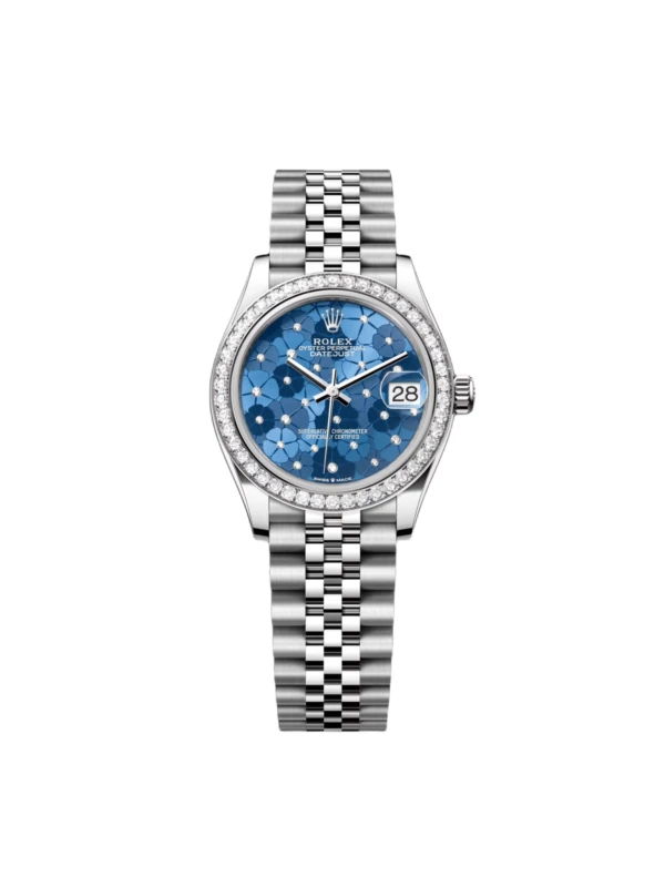 RLX Datejust m278384RBR-0039/0040 Azzurro Blue 31mm Dial Oyster Watch