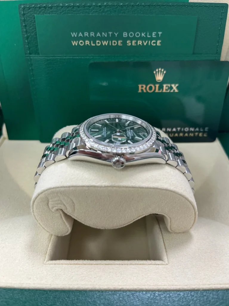 RLX Datejust 36mm 126284 Olive Green Dial Jubilee Bracelet