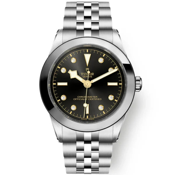 TUDOR Black Bay 39mm Anthracite Diamond Set Dial Men's Bracelet Watch M79660-0004
