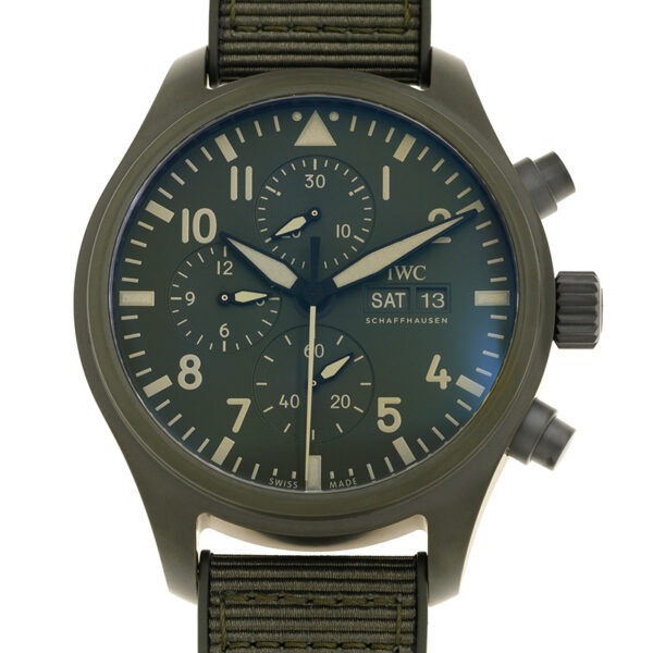 【Top replica】IWC-Pilot's Watch Chronograph TOP GUN "Woodland" (IW389106)