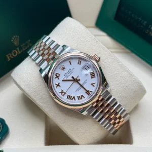 RLX Datejust m278241-0001/0002 White 31mm Dial Oyster Bracelet Watch