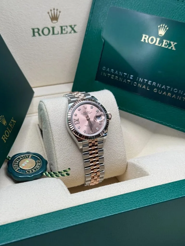 RLX Lady-Datejust 31mm 279171 Rose-colour Diamond Set Oyster Stainless Steel and Rose Gold